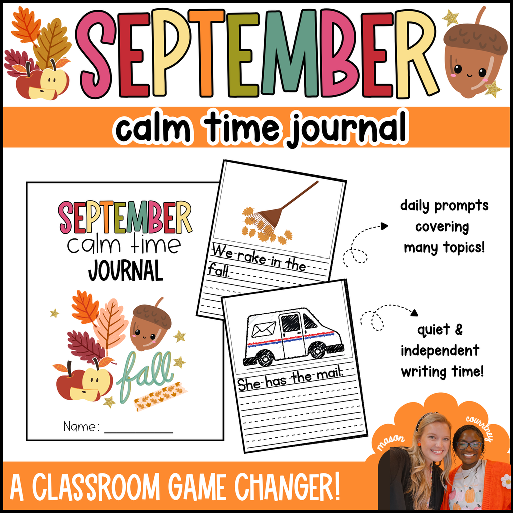 september calm time journal