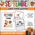 september calm time journal