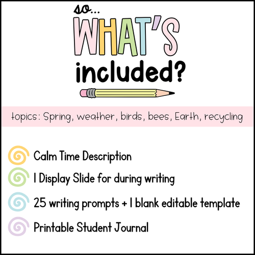 april calm time journal