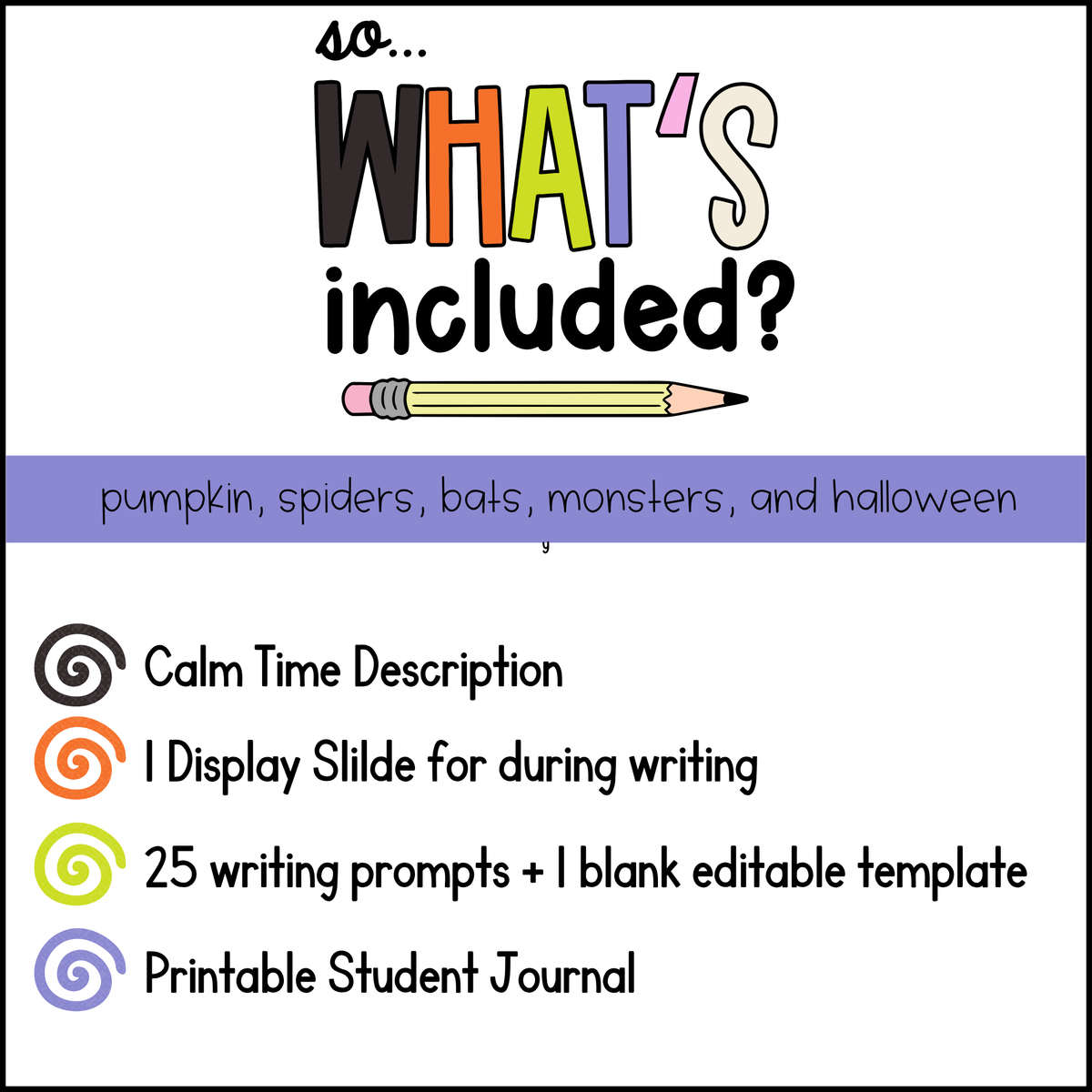 october calm time journal