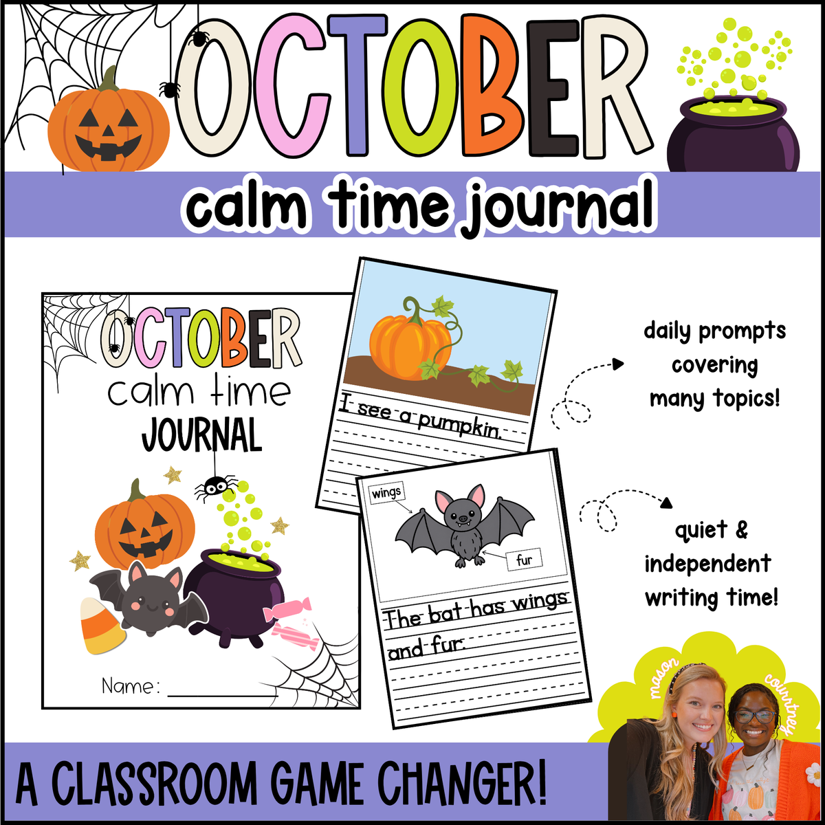 october calm time journal