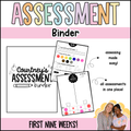 first nine weeks assessment binder