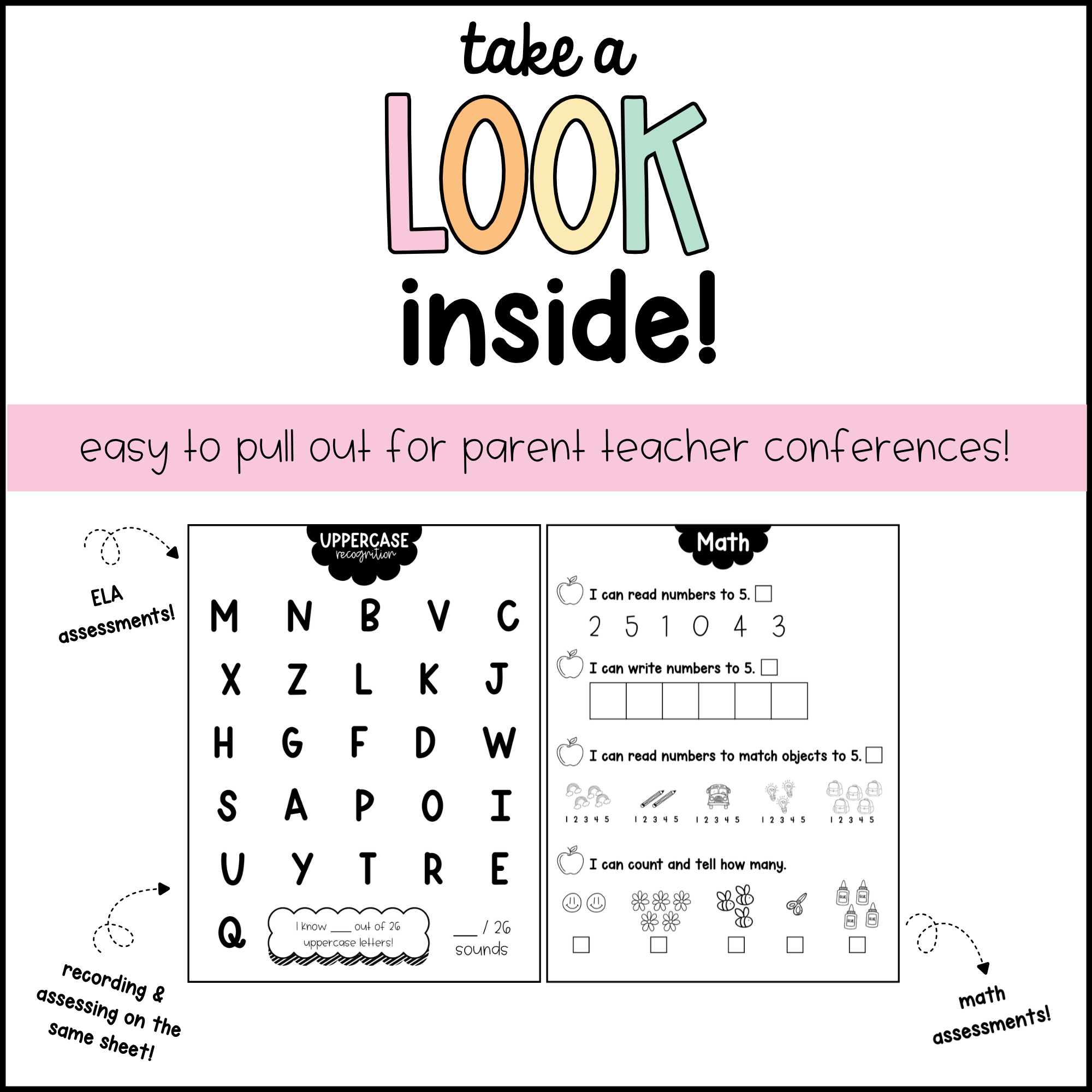 first nine weeks assessment binder
