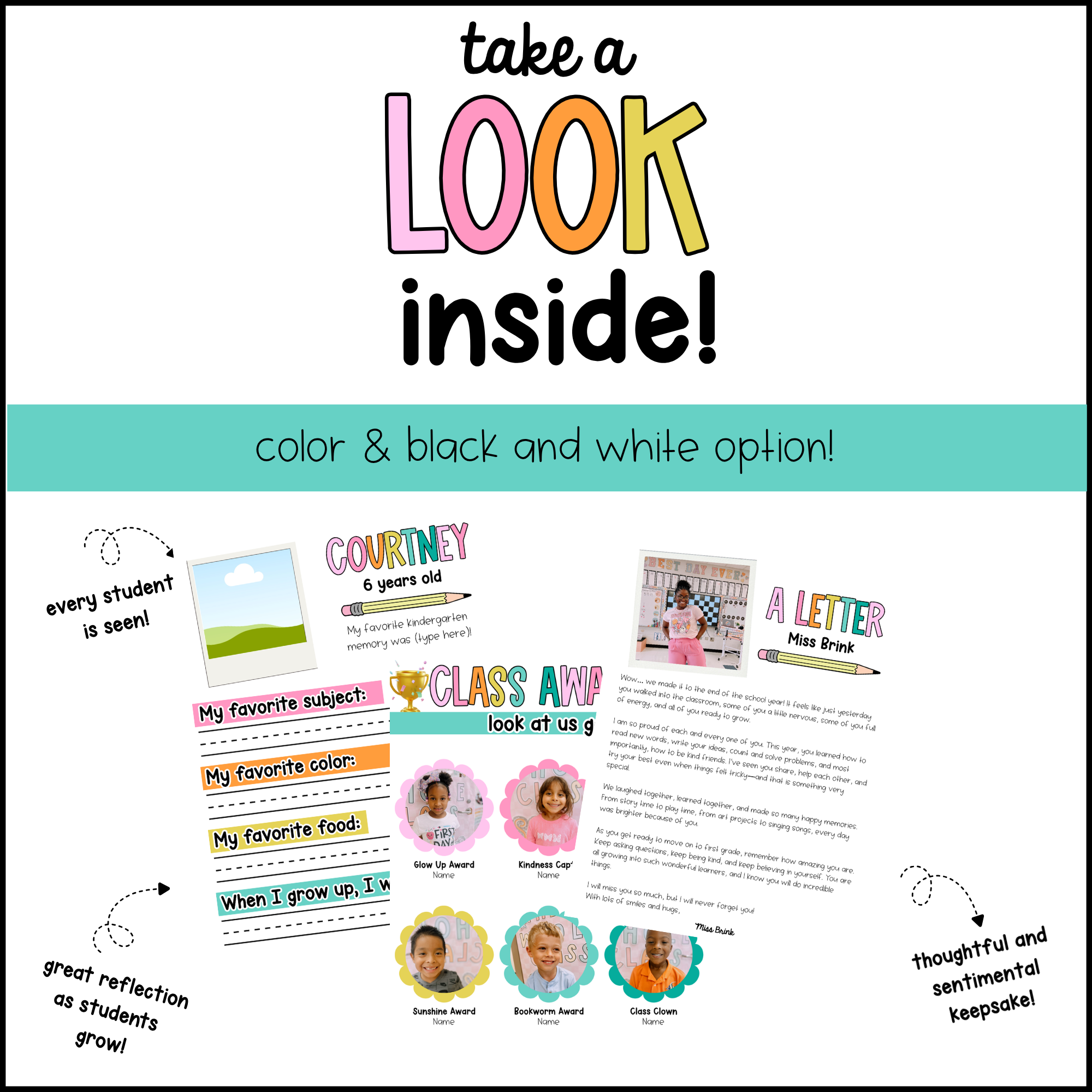 class yearbook - editable!